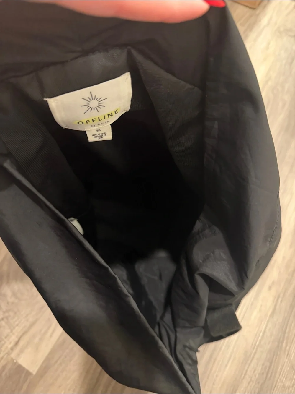 🖤 OFFLINE by Aerie Black Convertible Tote Backpack Gym Bag